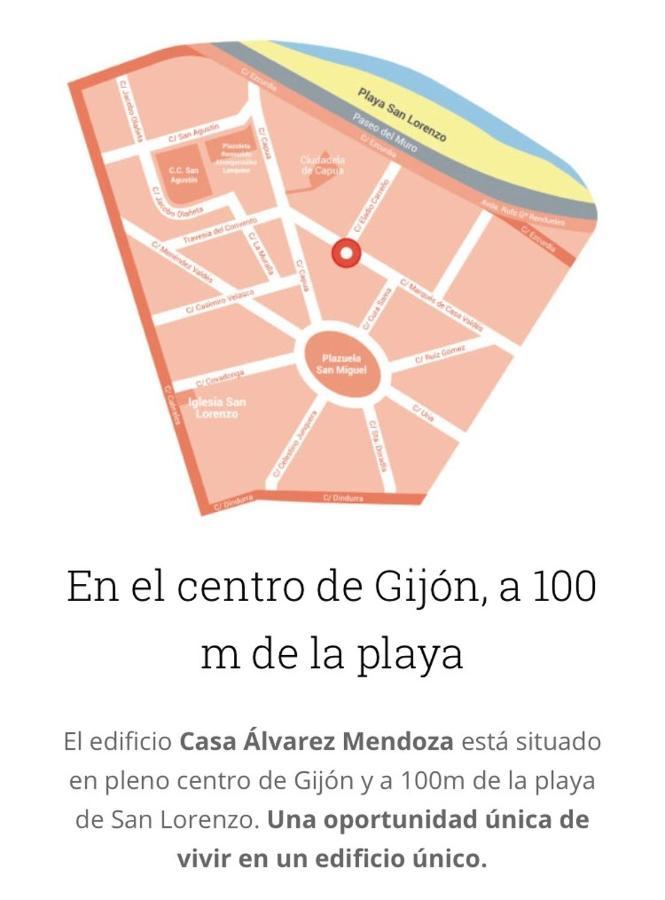 Atico Marques Vistas Al Mar - Garaje Opcional Apartment Gijón Exterior foto