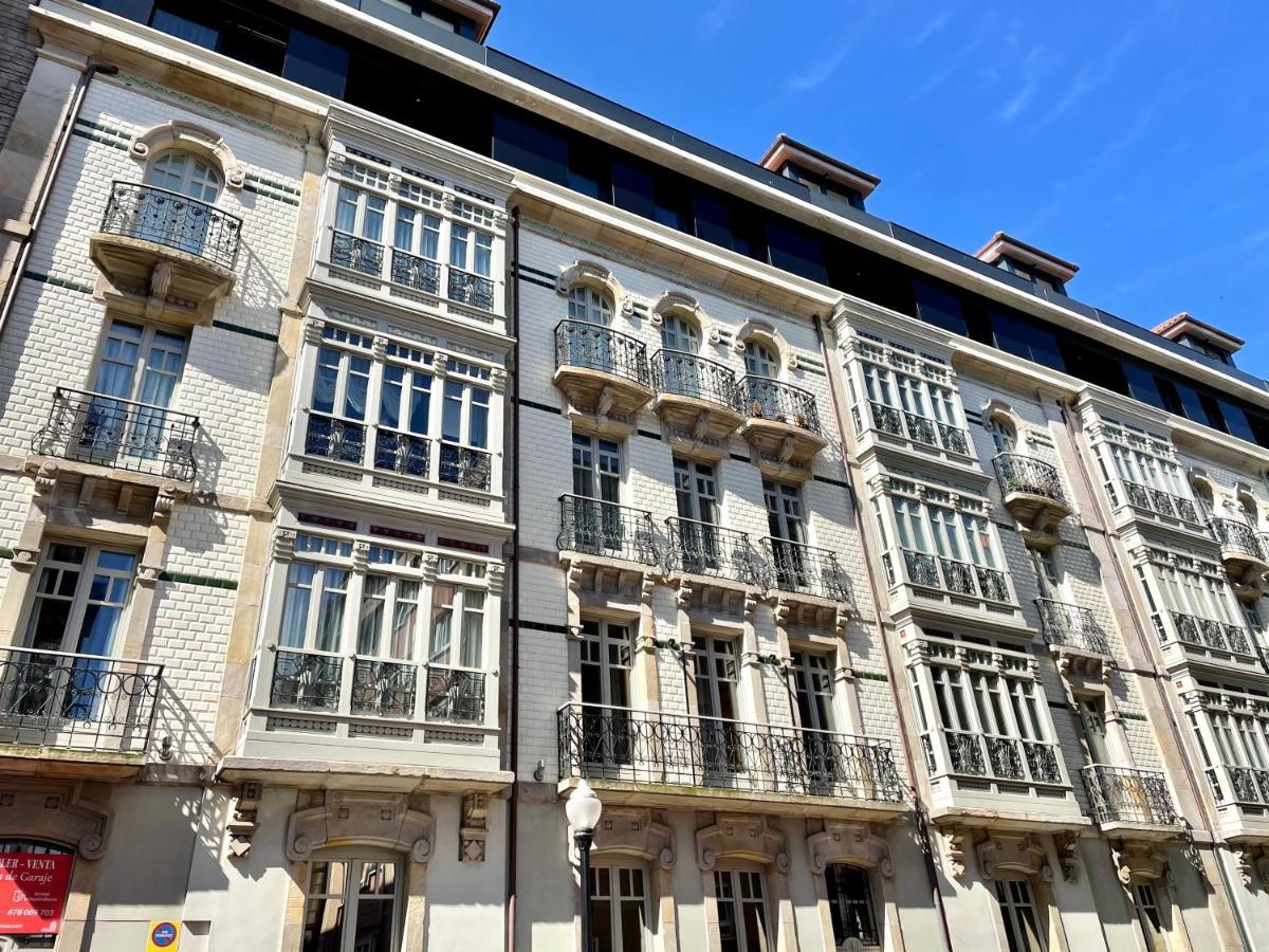 Atico Marques Vistas Al Mar - Garaje Opcional Apartment Gijón Exterior foto